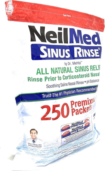 Birsppy Neilmed Sinus Rinse Refill Packets 250 Ct