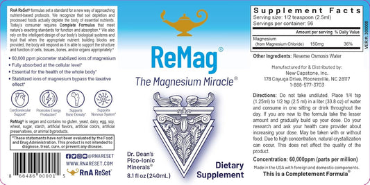 Rna Reset - The Longevity Bundle - Remag Magnesium, Vitamin C, Vitamin D, Realine Vitamin B Complex