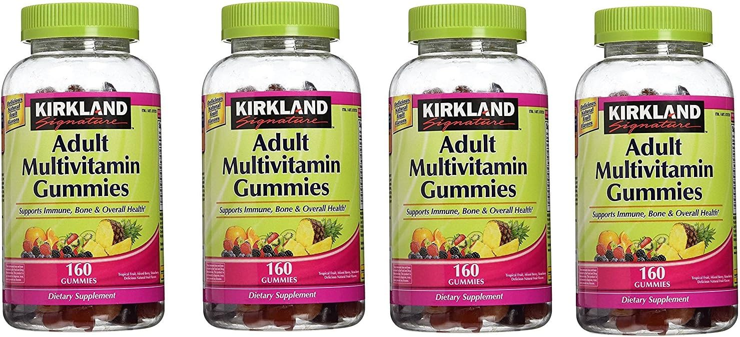 Kirkland Signature cBlWCe Adult Multi Gummies, 4 Pack (640 Count)