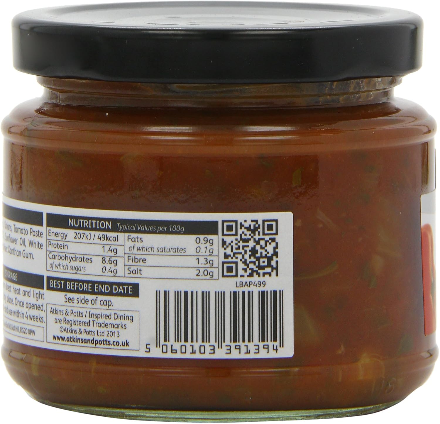 Atkins and Potts Salsa 200 g (Pack o 200 g (Pack of 6)