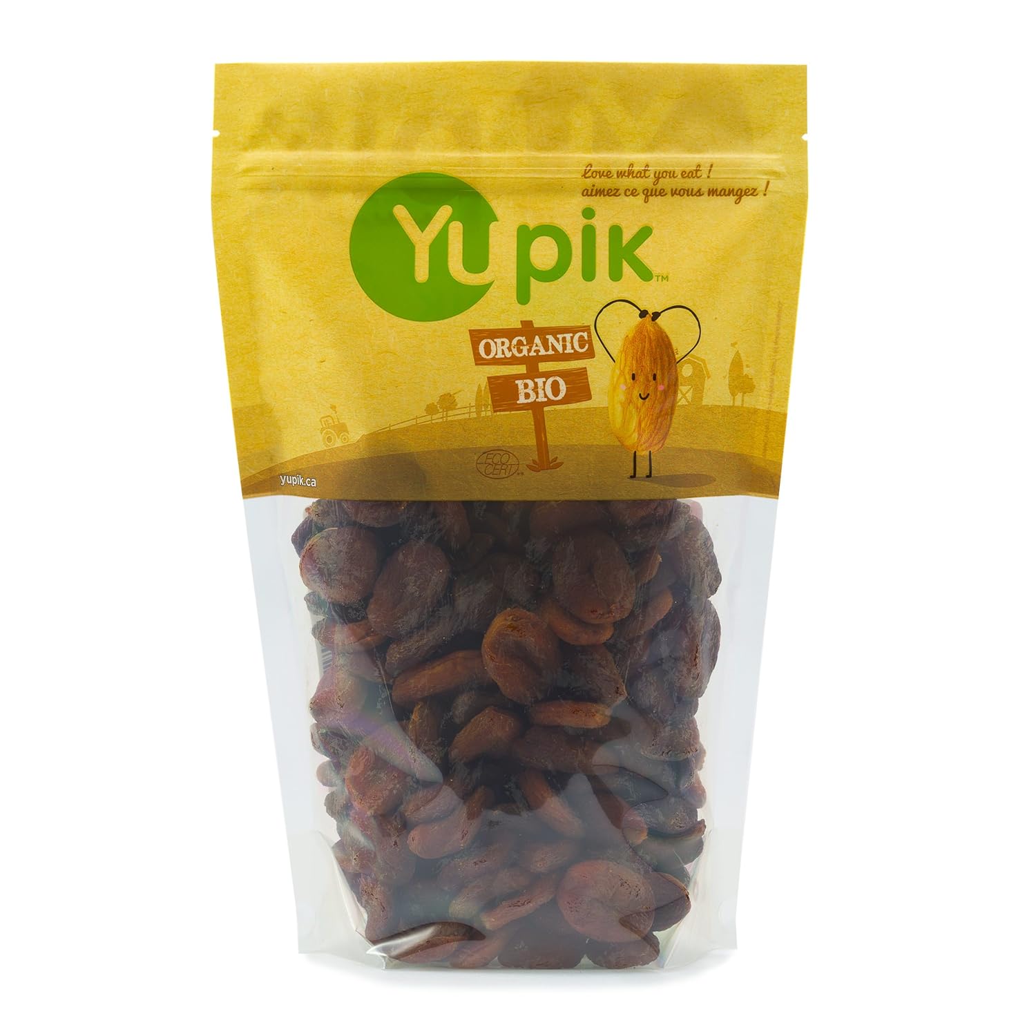 Yupik Organic Dry Fruits, Dried Apricots, 2.2 Lb, Non-GMO, Vegan, Gluten-Free (Packaging May Vary)