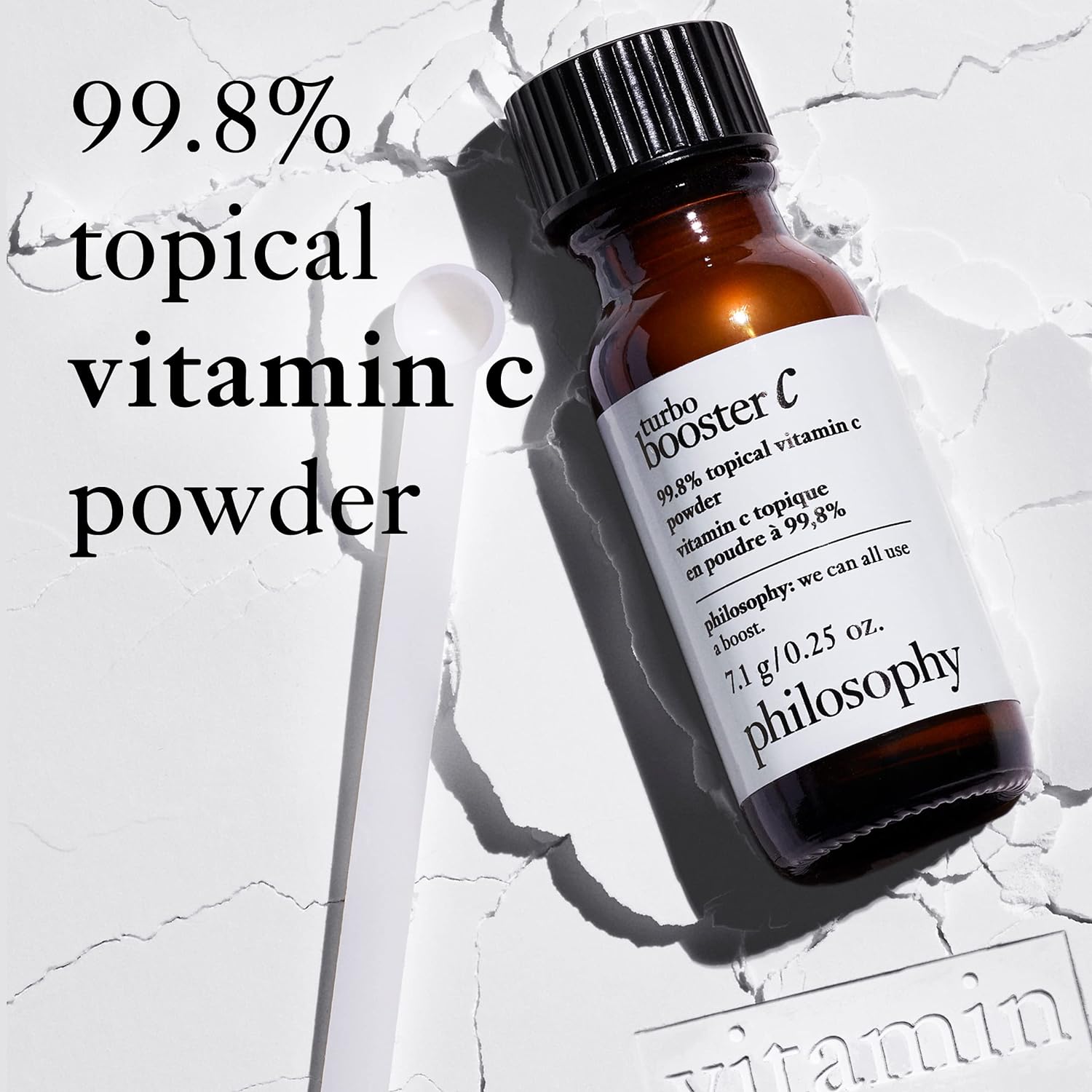 philosophy Turbo Booster c 99.8% Topical Vitamin C Powder, 0.25 Oz : Everything Else