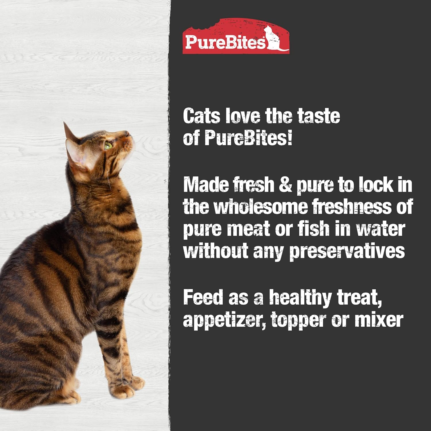 PureBites Chicken Mixers for Cats, only 2 Ingredients, case of 12 : Pet Supplies