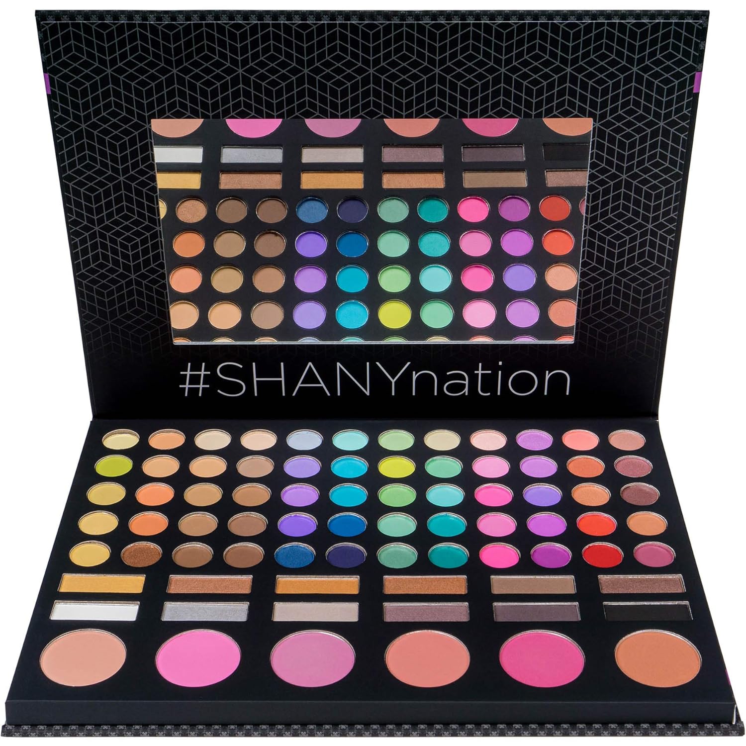 Shany Highly Pigmented Eye Makeup Palette, 120 Matte Shimmer Metallic Eyeshadow Pallet With Long Lasting And Blendable Natural Colors - Classic Neon : Multicolor Eye Makeup Palettes : Beauty & Personal Care