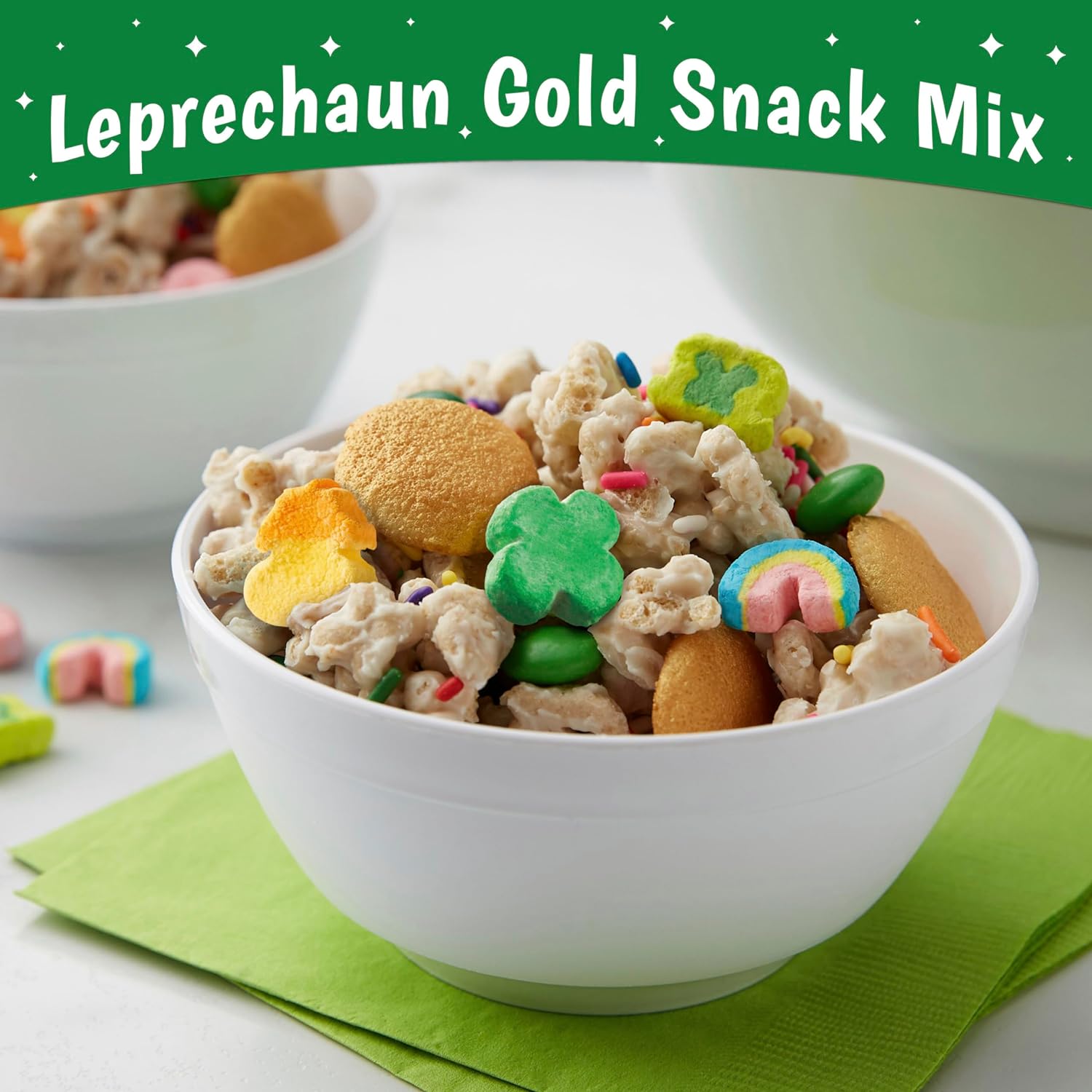 Lucky Charms Only Marshmallows Snacks and Baking Ingredient, St. Patrick’s Day Edition, 4 oz : Grocery & Gourmet Food