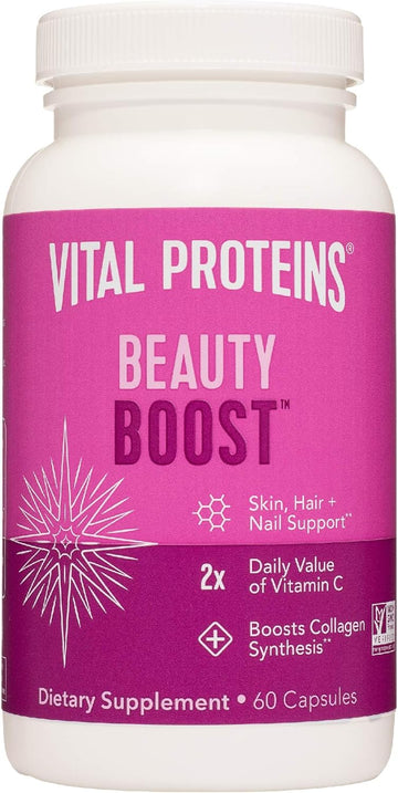 Vital Proteins Biotin Capsule Supplement - 1500mcg of Biotin per Serving (500% DV), Hair Skin Nail Support*, Boost Collagen Synthesis