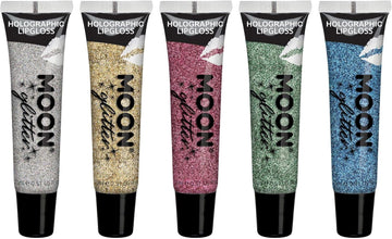 Holographic Glitter Lipgloss By Moon Glitter - 15Ml - Green