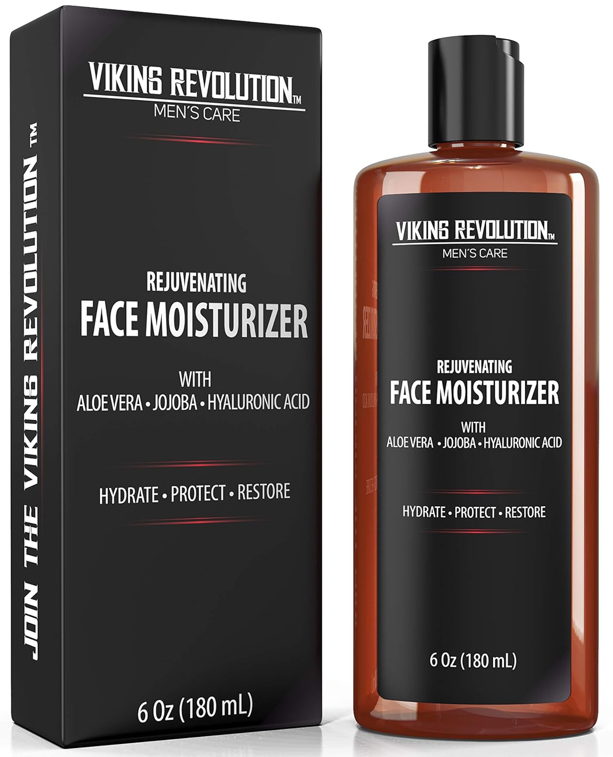 Viking Revolution - Natural Moisturizer Cream For Skincare, Anti Wrinkle & Anti Aging Facial Cream/Lotion, Mens Face Care