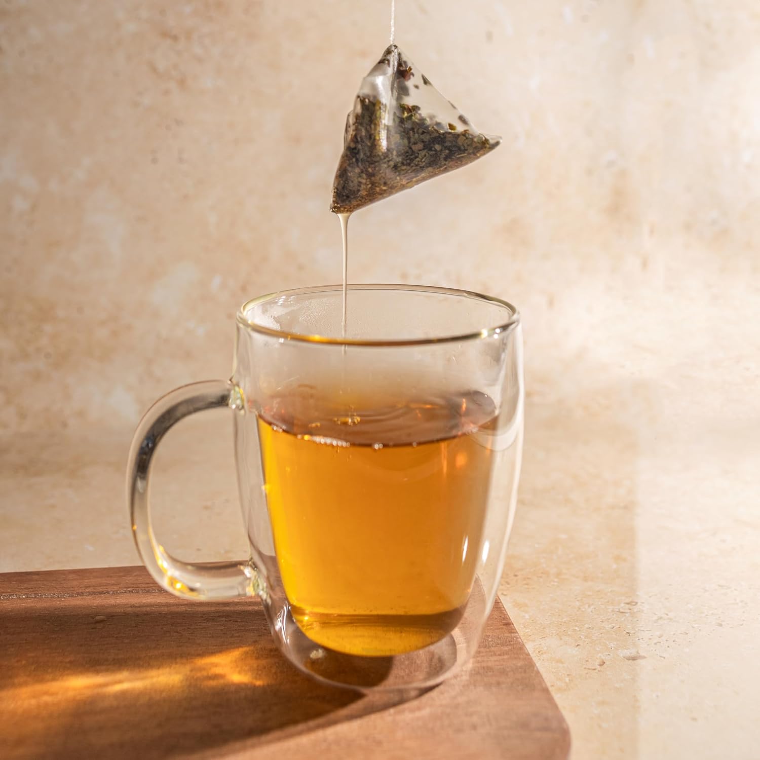 White Tea - Hot Tea - 50 Pyramid Tea Bags Sachets In A Resealable Bag