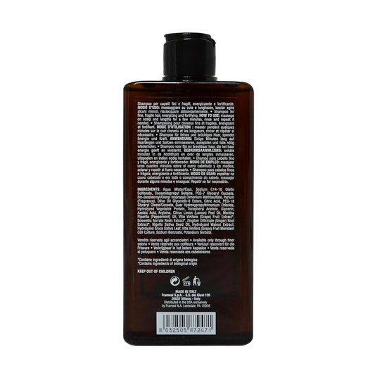 Framesi Barber Gen Fortifying Shampoo, 8.4 Fl Oz, Strengthening And Thickening Shampoo