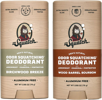 2.65Oz Wide Stick Deodorant 2-Pack - Wood Barrel Bourbon, Birchwood Breeze
