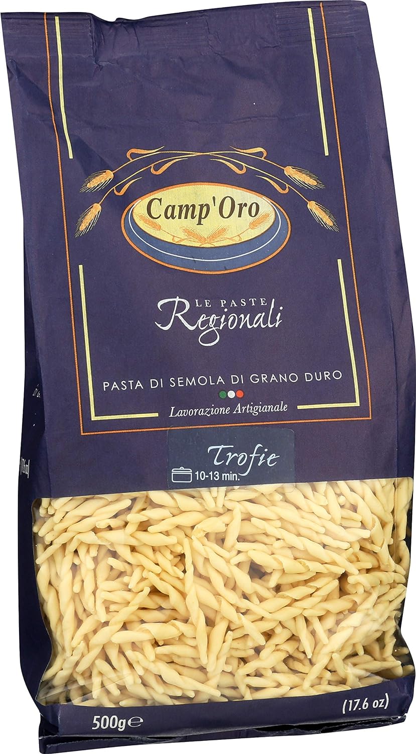 Camp'Oro Le Regionali Delicate Trofie Pasta Pack of 16 (16 Ounce) Bag : Grocery & Gourmet Food