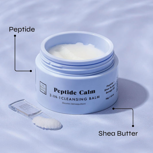 The Beauty Crop Peptide Calm Refillable Cleansing Balm - Nourishing & Hydrating, Suitable For All Skin Types, Vegan Friendly - 100 Ml