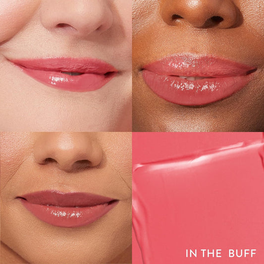 Laura Geller New York Jelly Balm Moisturizing Tinted Lip Color - Whatta Melon Hydrating Vitamin E - Semi-Shine Finish