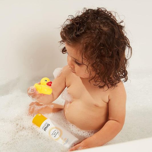 Mama Mio Mini Mio Tub Time Bath Bubbles 200Ml | Suitable For Newborns And Sensitive Skin, Vegan, Cruelty-Free, Dermatologically Tested, Paediatrician Approved