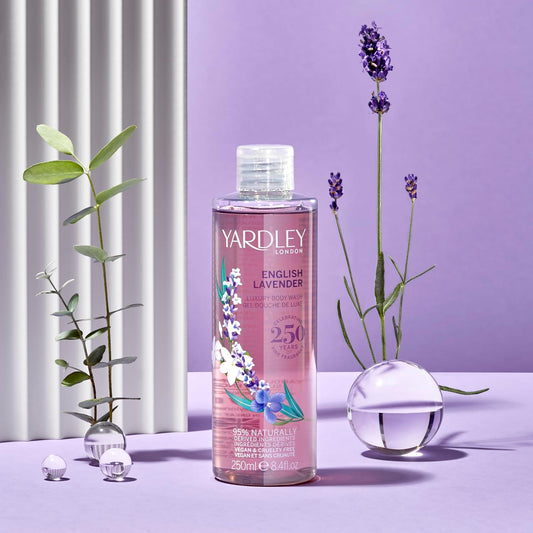 Yardley London April Violets Luxury Body Wash For Her, 250 Ml (Pack Of 1)