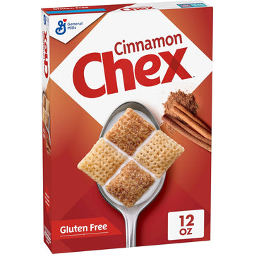 Cinnamon Chex Cereal, Gluten Free Breakfast Cereal, Made with Whole Grain, 12 OZ