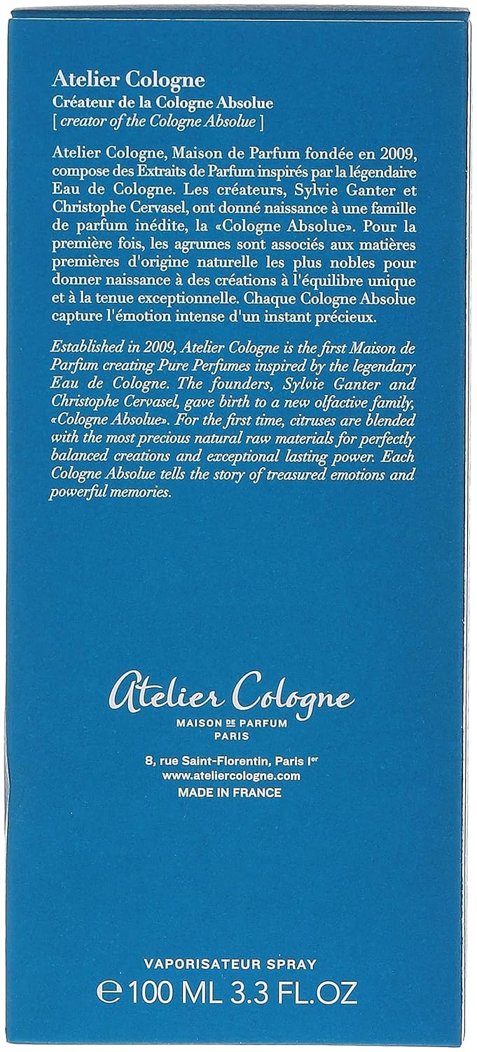 Atelier Cologne Pacific Lime Pure Perfume 3.4Oz/100Ml Pure Perfume Spray