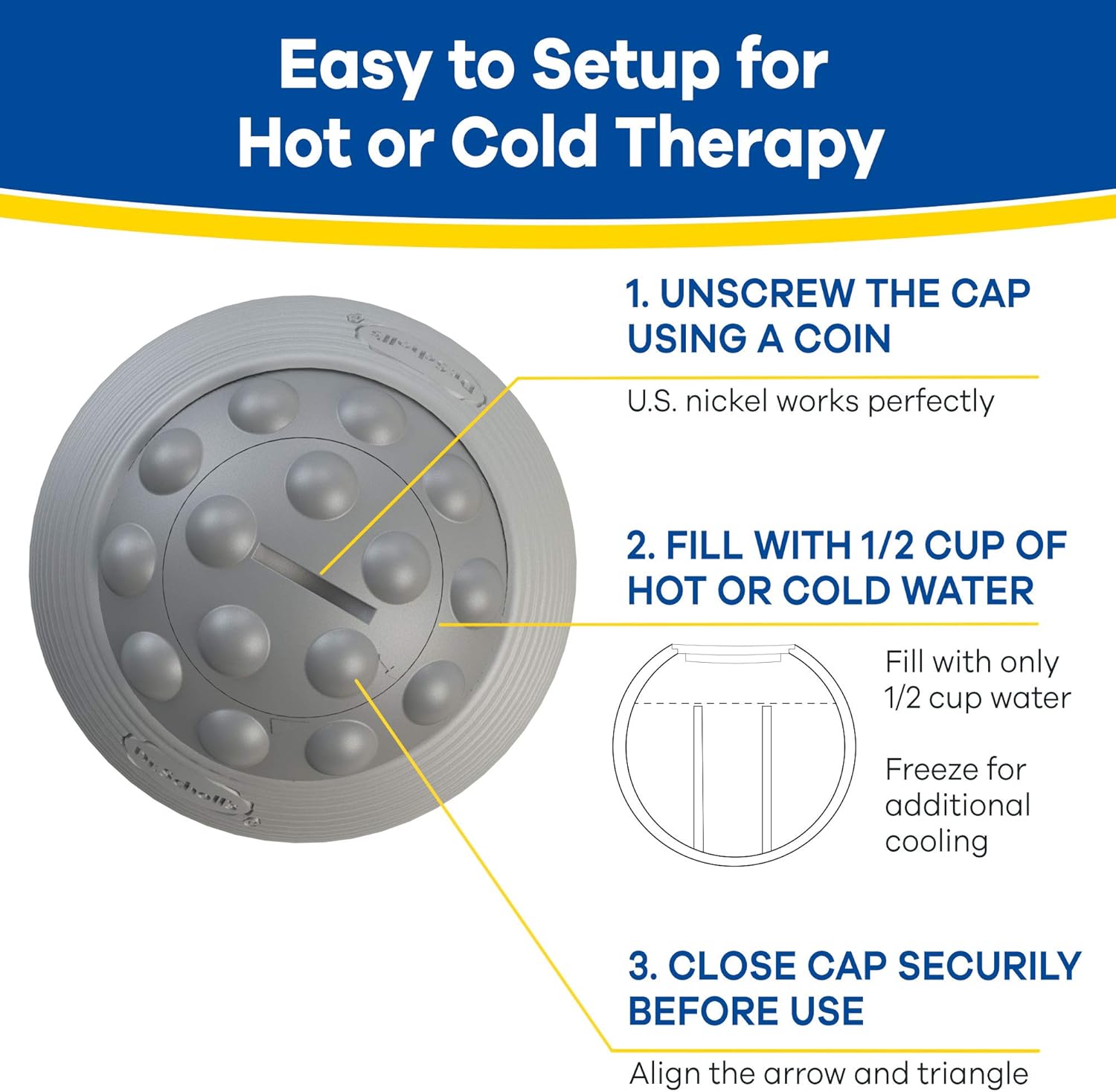 Dr. Scholl's PLANTAR FASCIITIS Massage Ball, Hot & Cold Therapy : Health & Household