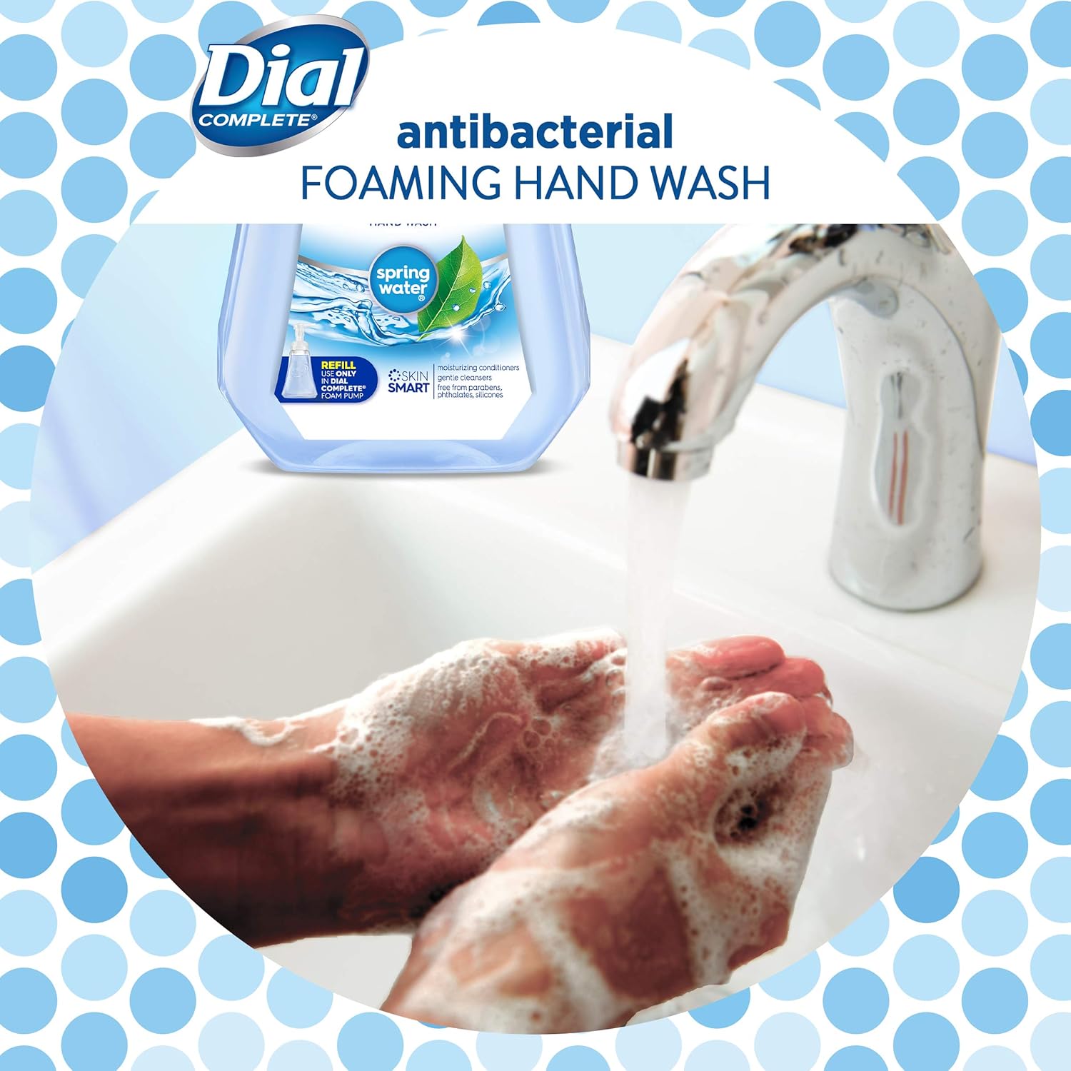 Dial Complete Antibacterial Foaming Hand Soap Refill, 32 Fl Oz (Pack of 3) : Beauty & Personal Care