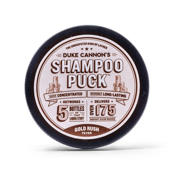 Duke Cannon Supply Co. Men'S Shampoo Puck, 4.5 Oz. - Over 175 Washes/Sulfate-Free (Gold Rush, 4.5 Oz (Pack Of 1))