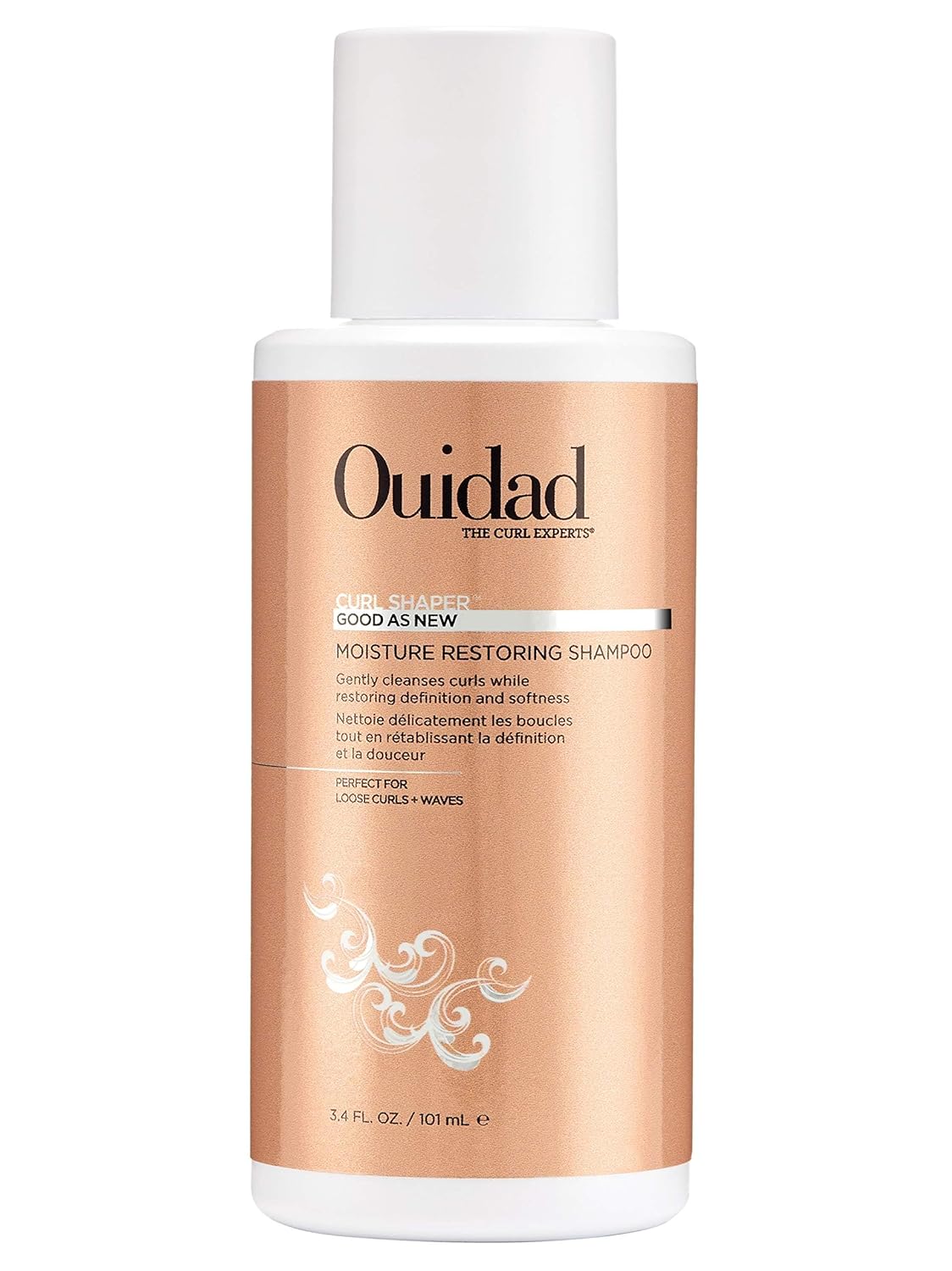 Ouidad Curl Shaper Good As New Moisture Restoring Shampoo Travel Size, 3.4 Fl Oz