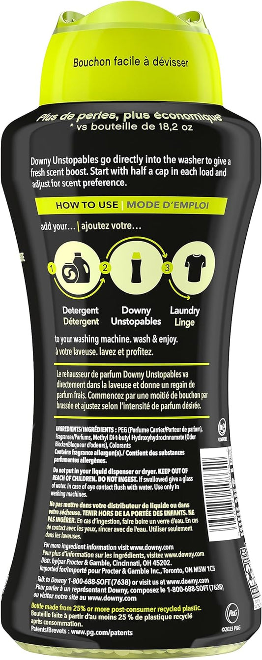 Downy Unstopables In-Wash Laundry Scent Booster Beads, Paradise, 24 oz (Pack of 2)