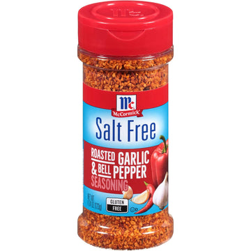 McCormick Salt Free Roasted Garlic & Bell Pepper Seasoning, 4.34 oz (Pack of 6)