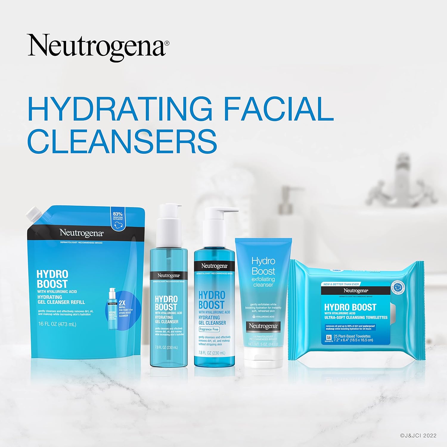 Neutrogena Hydro Boost Soothing Milk Facial Cleanser with Hyaluronic Acid, Hydrating Face Wash Gently Lifts Dirt & Oil Leaving Soft Soothed Skin, Hypoallergenic, Fragrance-Free, 7.8 Fl. Oz : Beauty & Personal Care