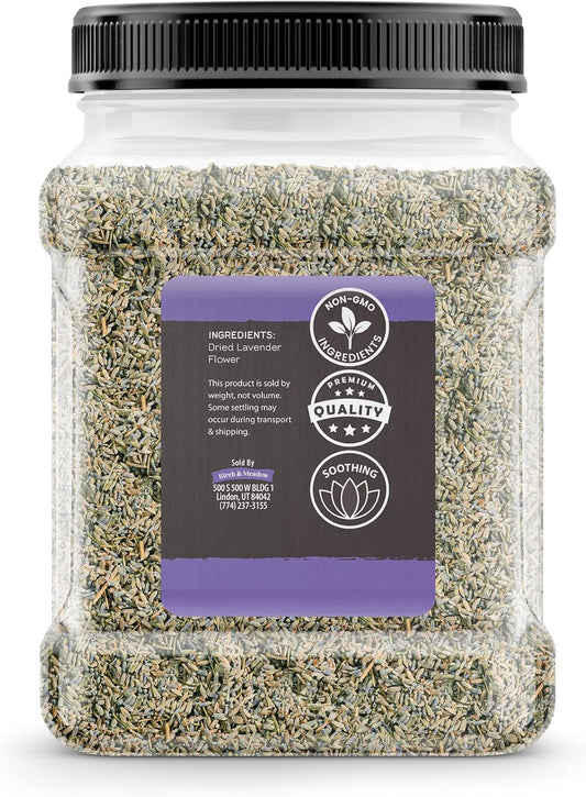 Birch & Meadow 8 Oz Of Dried Lavender Buds, Tea Additive, Home Décor