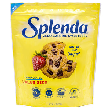 Splenda Zero Calorie Sweetener, Granulated Sugar Substitute, 1.2 Pound Bag