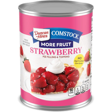 Duncan Hines Comstock Strawberry Pie Filling & Topping, 21 Oz