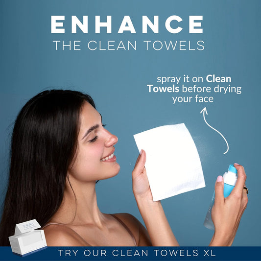 Clean Skin Club Acne Clearing Mist | Salicylic Acid + Rose Extract | Breaktout Fighting Lightweight Acne Spray | Dermatologist Tested & Approved Acne Treatment | Alcohol & Cruelty Free | Natural Ingredients