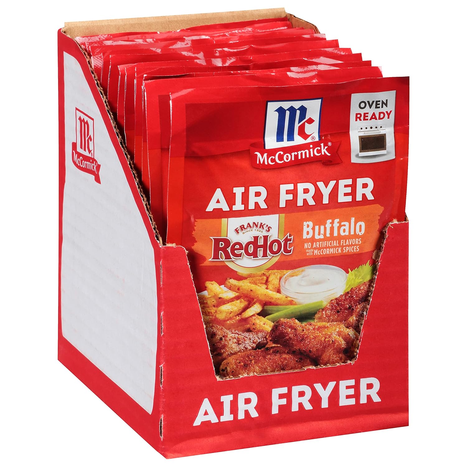 Mccormick Air Fryer Buffalo Seasoning Mix, 1.25 Oz (Pack Of 12)