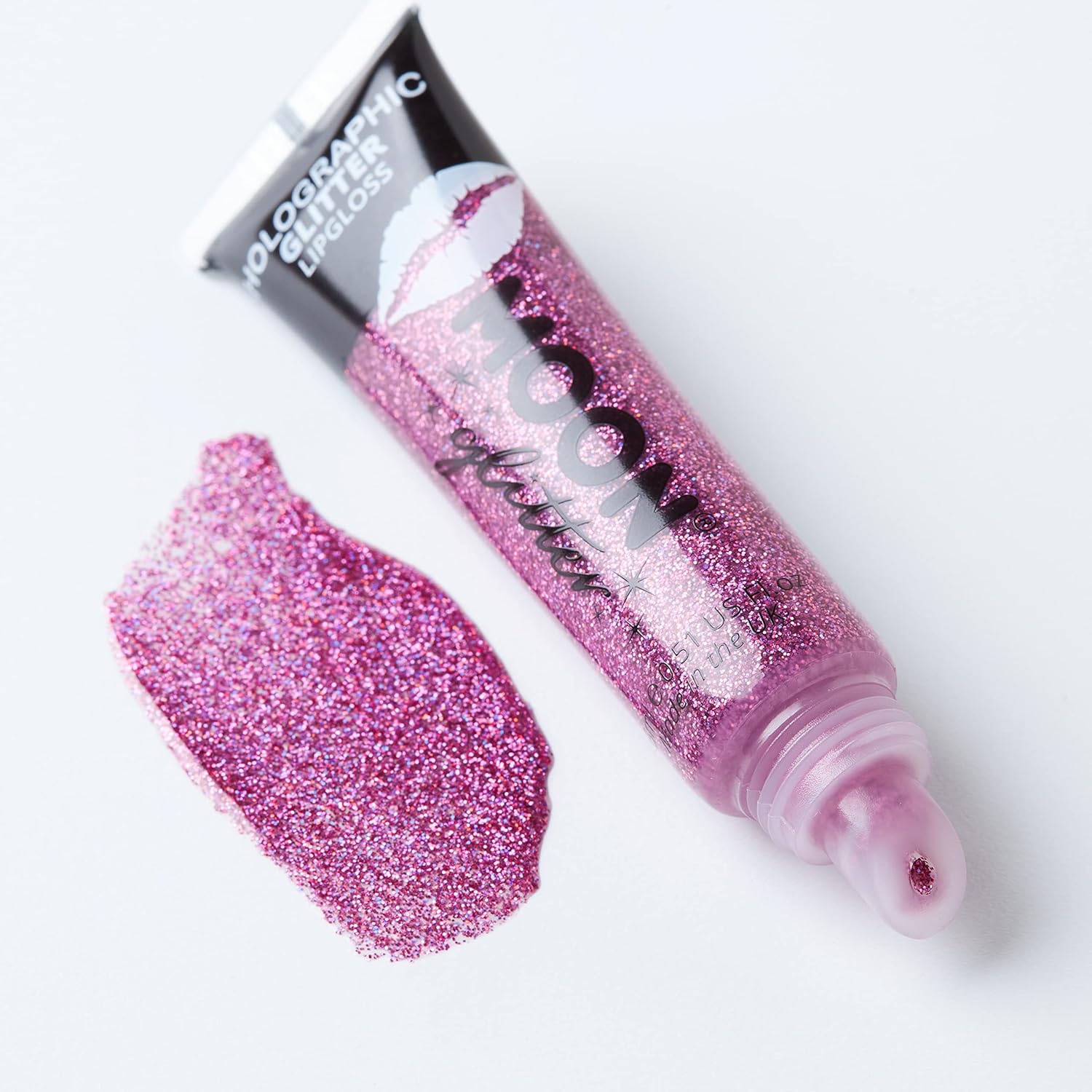 Moon Glitter – Holographic Glitter Lipgloss Lip Gloss - 15ml (Set of 8) : Amazon.co.uk: Beauty