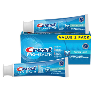 Crest Pro-Health Clean Mint Toothpaste (4.3Oz) Twin Pack