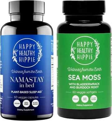 Sea Moss Superfood Capsules & Namastay In Bed Natural Sleep Aid Supplement