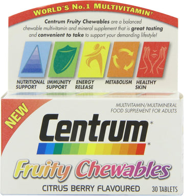 Centrum Fruity Chewables Tablets Pack Of 30