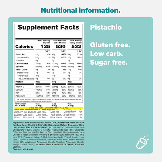 Keto Chow Pistachio - 21 Meal Bag