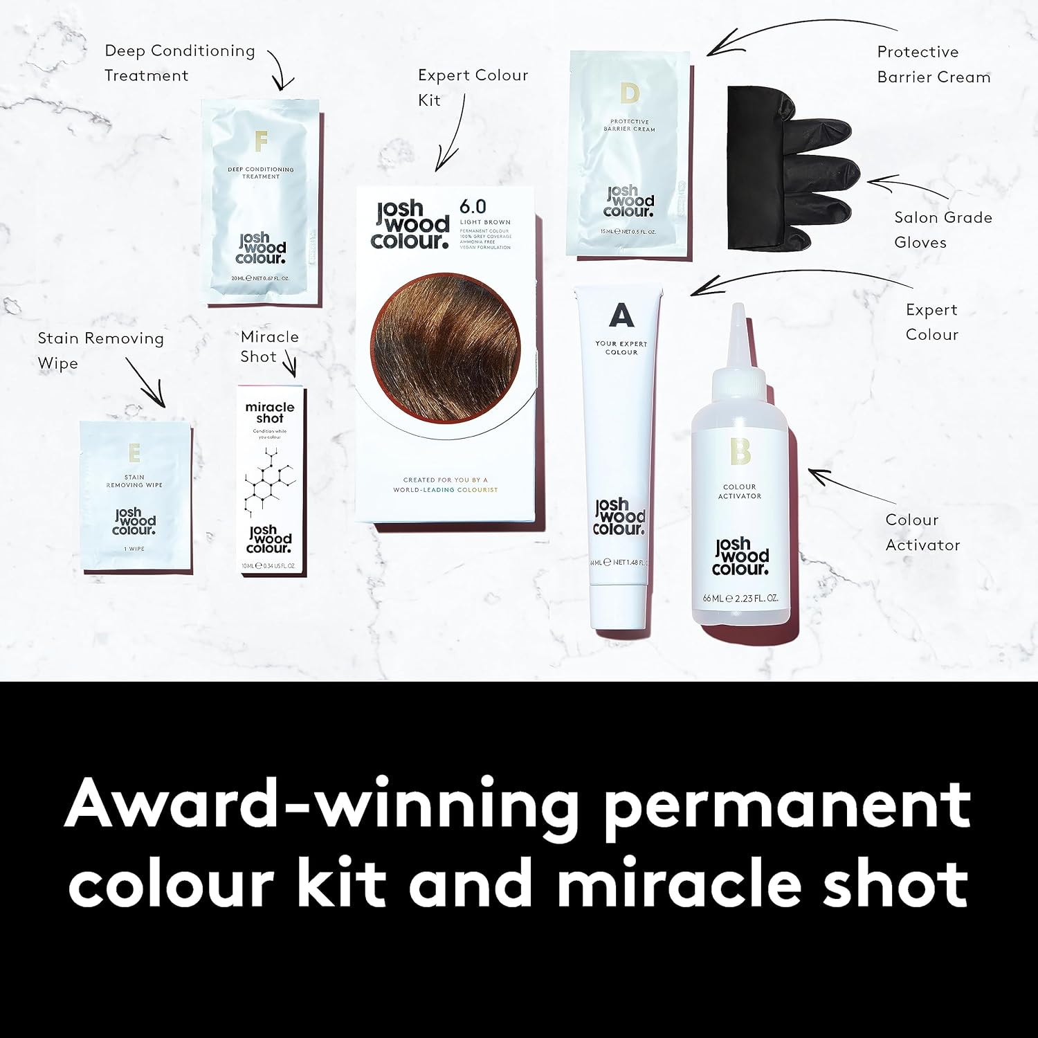 Josh Wood Colour Miracle Kit - Permanent Colour 7.5 and Miracle Shot,62% LESS BREAKAGE, 2.7 TIMES STRONGER HAIR, 38% LESS COLOUR FADE, Covers 100% of grey, Ammonia free : Amazon.co.uk: Beauty