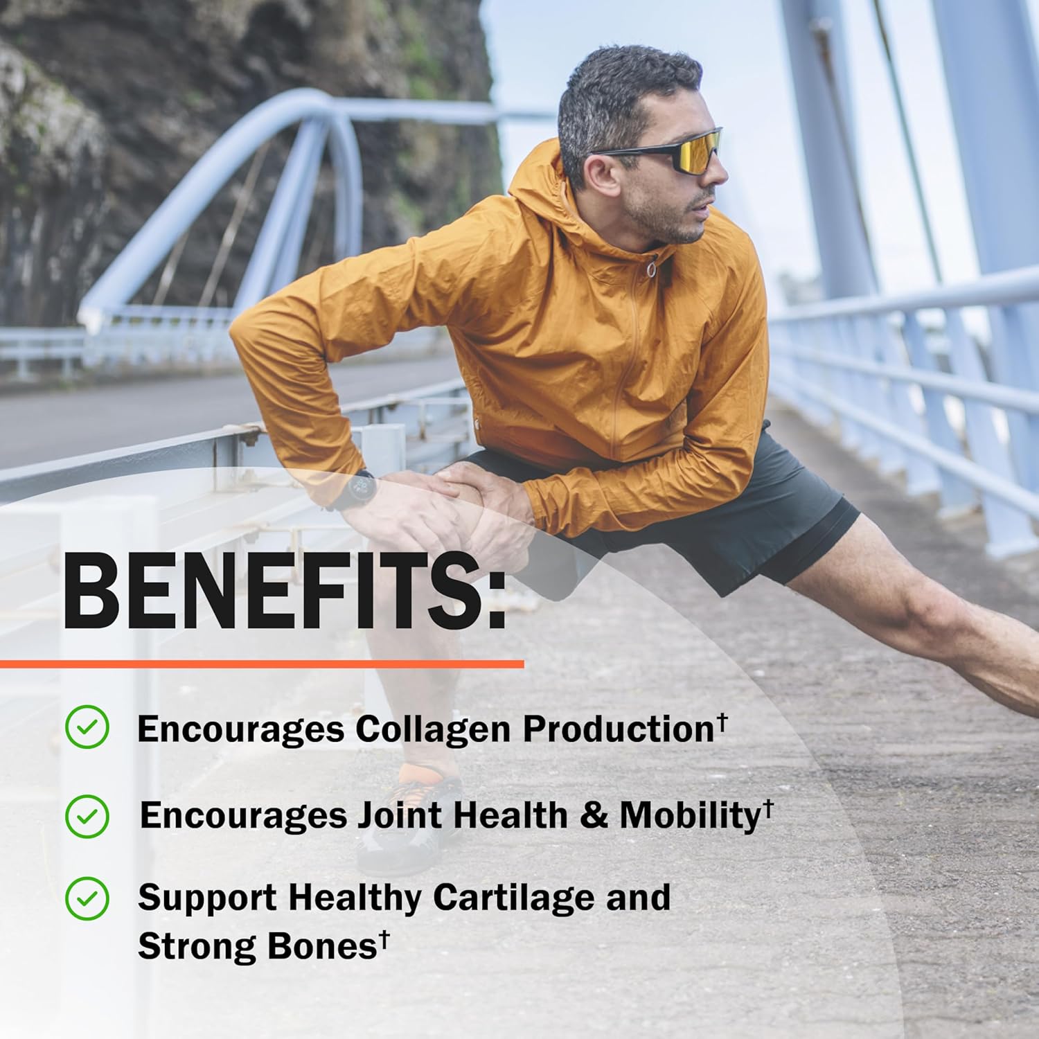 Glucosamine Chondroitin Msm Joint Support Supplement - Fsa Hsa Approved - Collagen Peptides, Turmeric And Ginger, Hyaluronic Acid, Glucosamine Chondroitin Sulfate - Gluten Free, Non Gmo, 180 Capsules : Health & Household