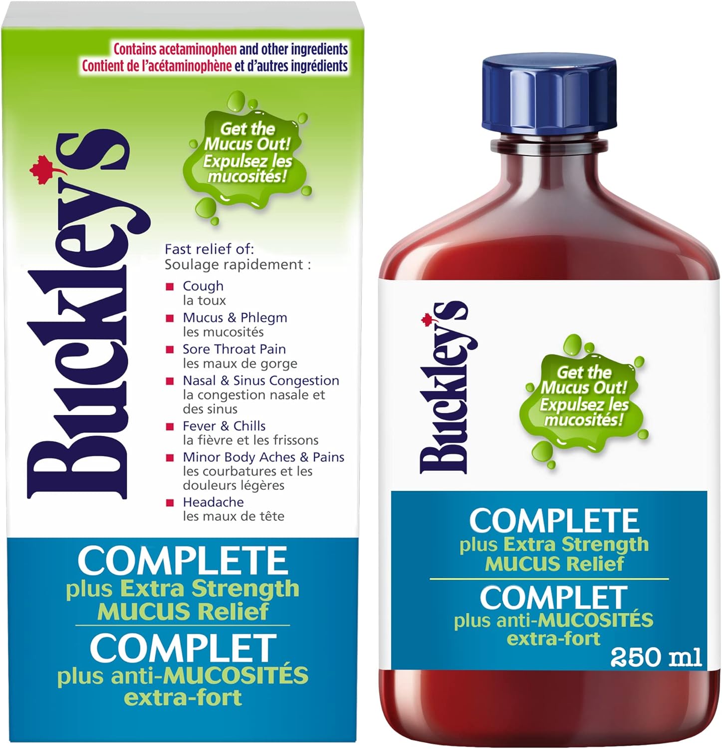 Buckley Complete Mucus Relief 250Ml Size
