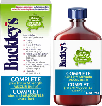 Buckley Complete Mucus Relief 250Ml Size