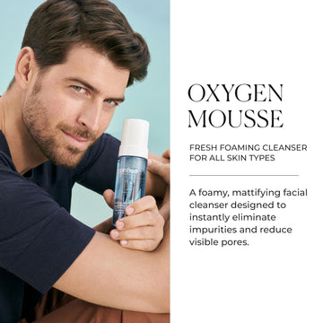 Natura Bissé Oxygen Mousse | Fresh Foaming Cleanser | Cleanses, Mattifies & Unclogs Pores | For All Skin Types, 5.3 Oz