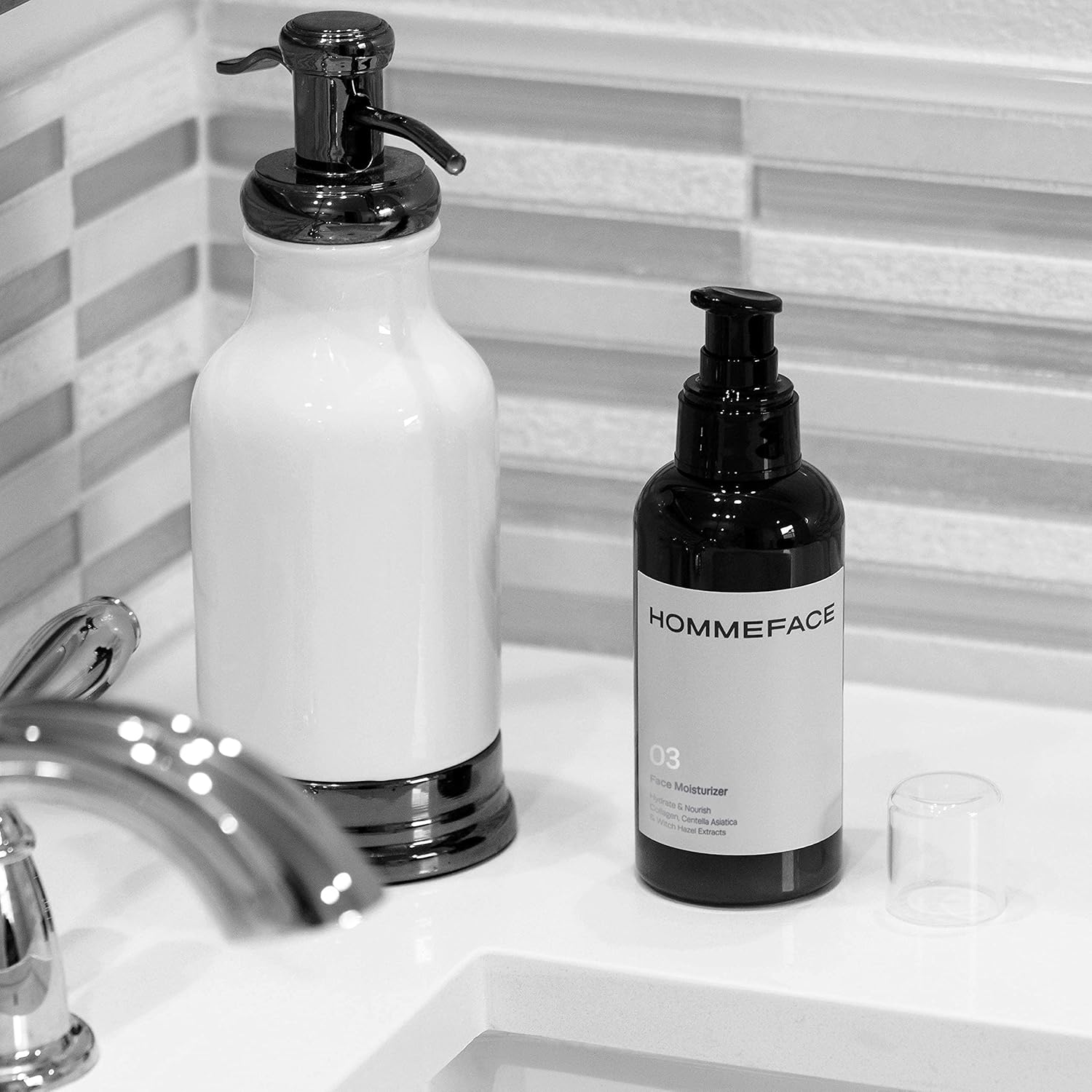 Hommeface Men’S Daily Face Moisturizer, 5.07 Fl. Oz. - Hydrating & Nourishing Facial Lotion For Men With Collagen, Witch Hazel & Cica Extracts, Lightweight, Alcohol-Free : Beauty & Personal Care