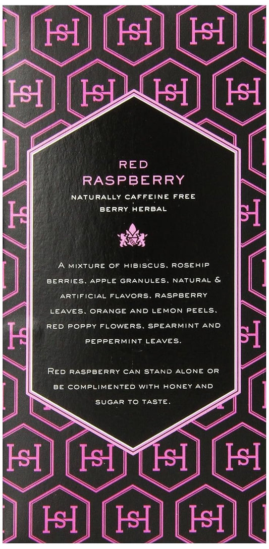 Harney & Sons Herbal Tea, Red Raspberry, 20 Tea Bags, 1.29 Oz