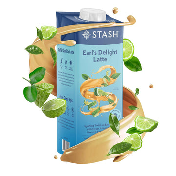 Stash Earl'S Delight Earl Grey Tea Latte Concentrate - Barista Style Caffeinated Black Tea Beverage - Crafted In Oregon - Plant Based And Dairy-Free, Serve Hot Or Iced, 32 Fl Oz (Pack Of 6)