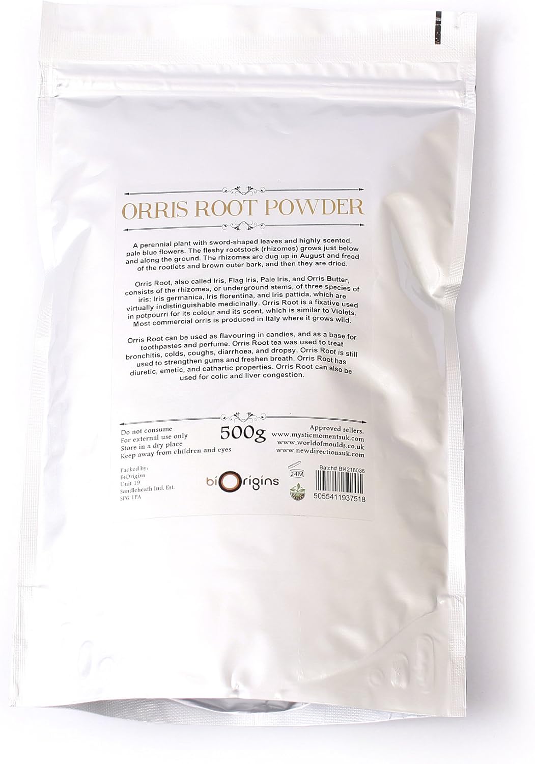 Orris Root Powder 500g : Amazon.co.uk: Beauty