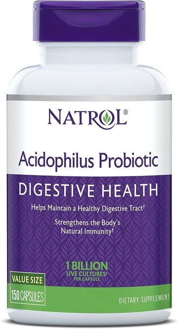 Natrol Acidophilus Probiotic - 100 mg - 150 Capsules