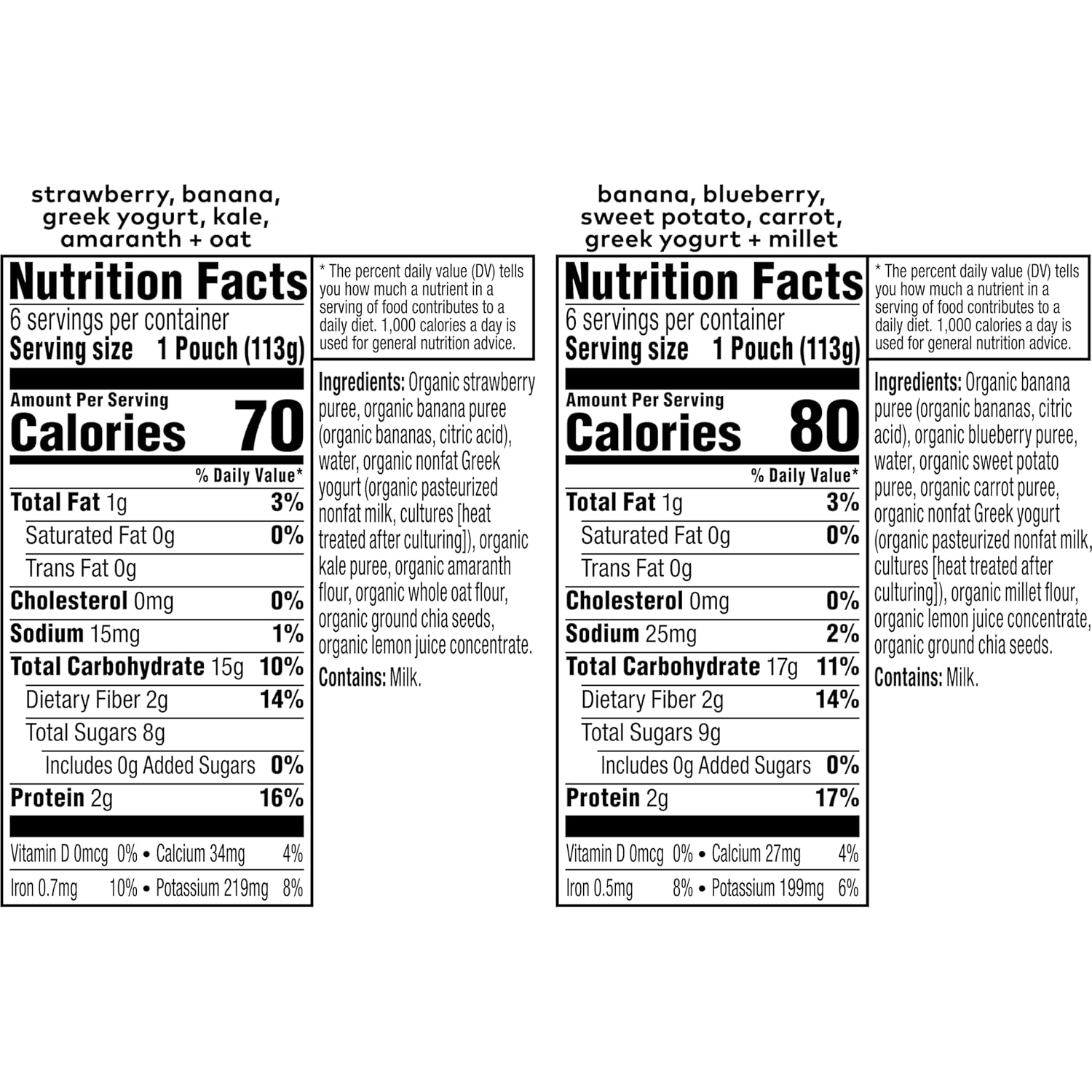 Plum Organics Mighty 4 Organic Toddler Food - Variety Pack - 4 oz Pouch (Pack of 12) - Organic Fruit and Vegetable Toddler Food Pouch